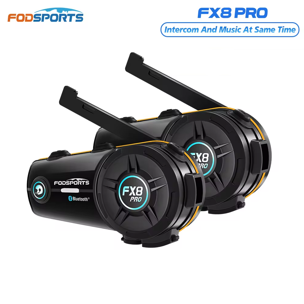 Universal Motorcycle Helmet Intercom Headset - 2 Auriculares Bluetooth para Casco de
