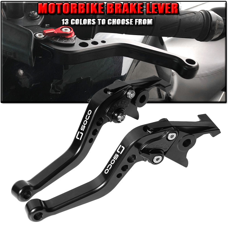 Cnc Aluminum Adjustable Brake Clutch Levers - Palanca de Freno Corta para Motocicleta