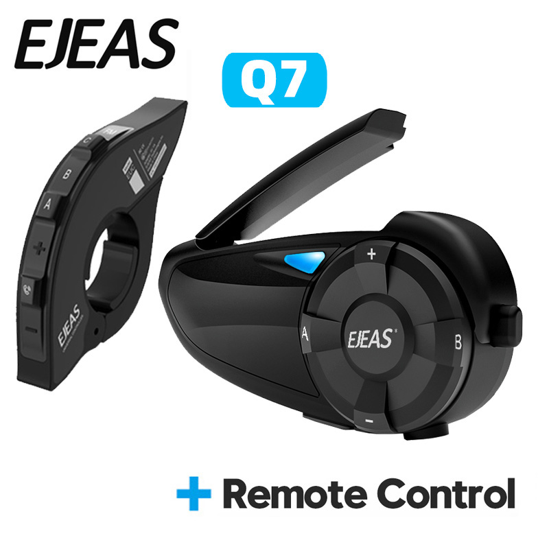 Full Face Motorcycle Helmet With Bluetooth - EJEAS Q7 auriculares para casco de