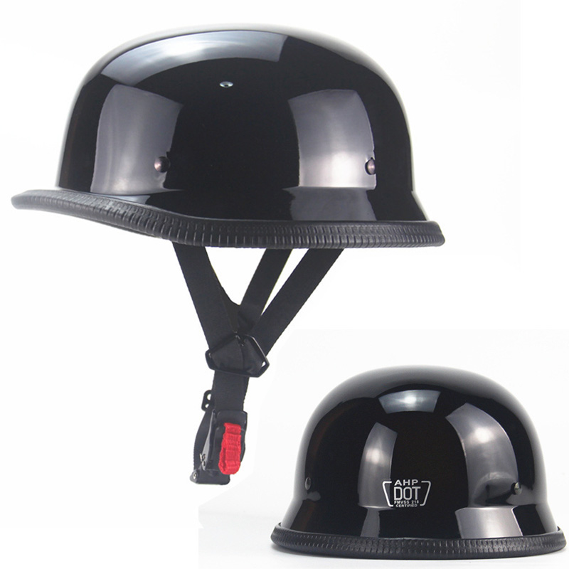 Vintage Open Face Retro Helmet - Casco de crucero de motocicleta Vintage,