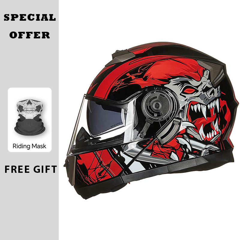 Modular Flip Up Motorcycle Helmet Dot Approved - Cascos de motocicleta Casco Modular abatible