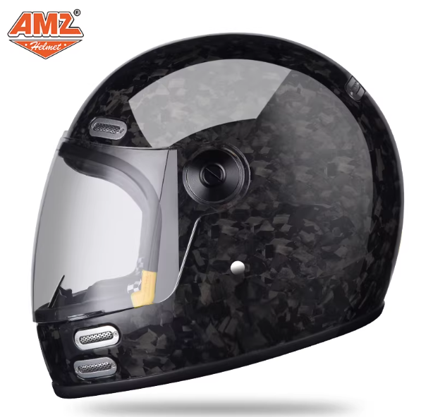 Carbon Fiber Lightweight Motorcycle Helmet - Casco integral de fibra de carbono