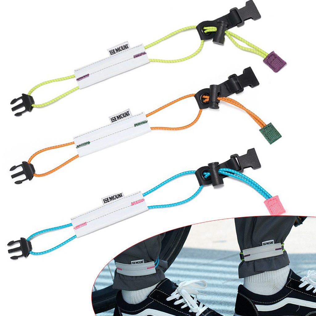 Riding Gear - Correa Reflectante para Pantalones de Ciclismo,