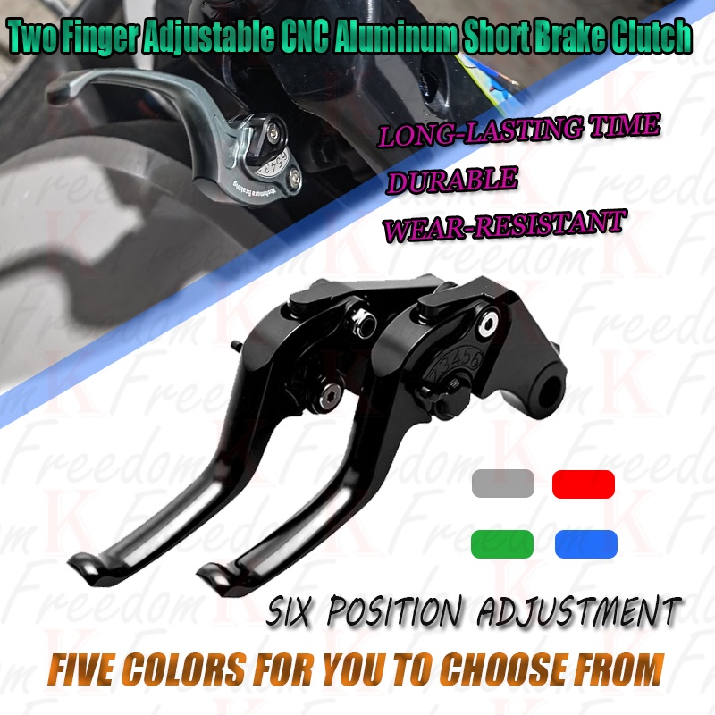 Cnc Aluminum Adjustable Brake Clutch Levers - Palancas de Freno y Embrague Cortas