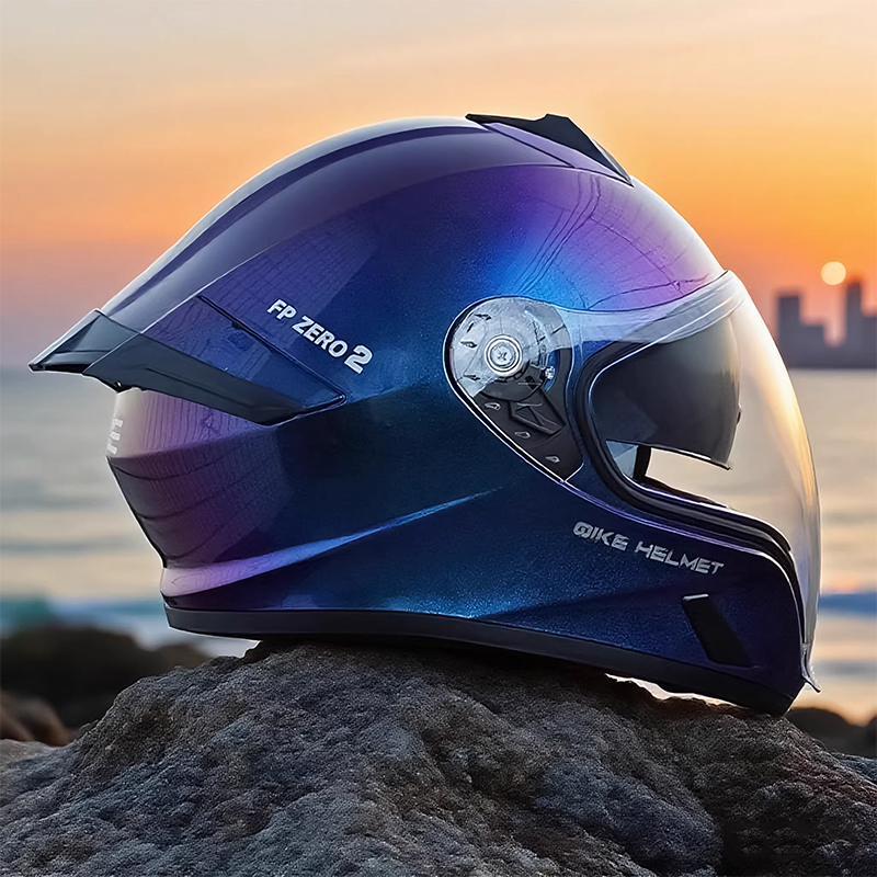 Quick Release Buckle Motorcycle Helmet - Casco de Motocicleta Integral para Adultos,