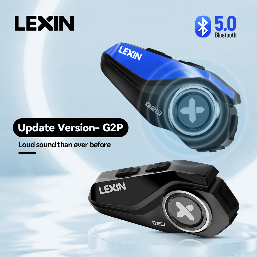 Full Face Motorcycle Helmet With Bluetooth - Lexin-G2P casco de motocicleta intercomunicador Bluetooth