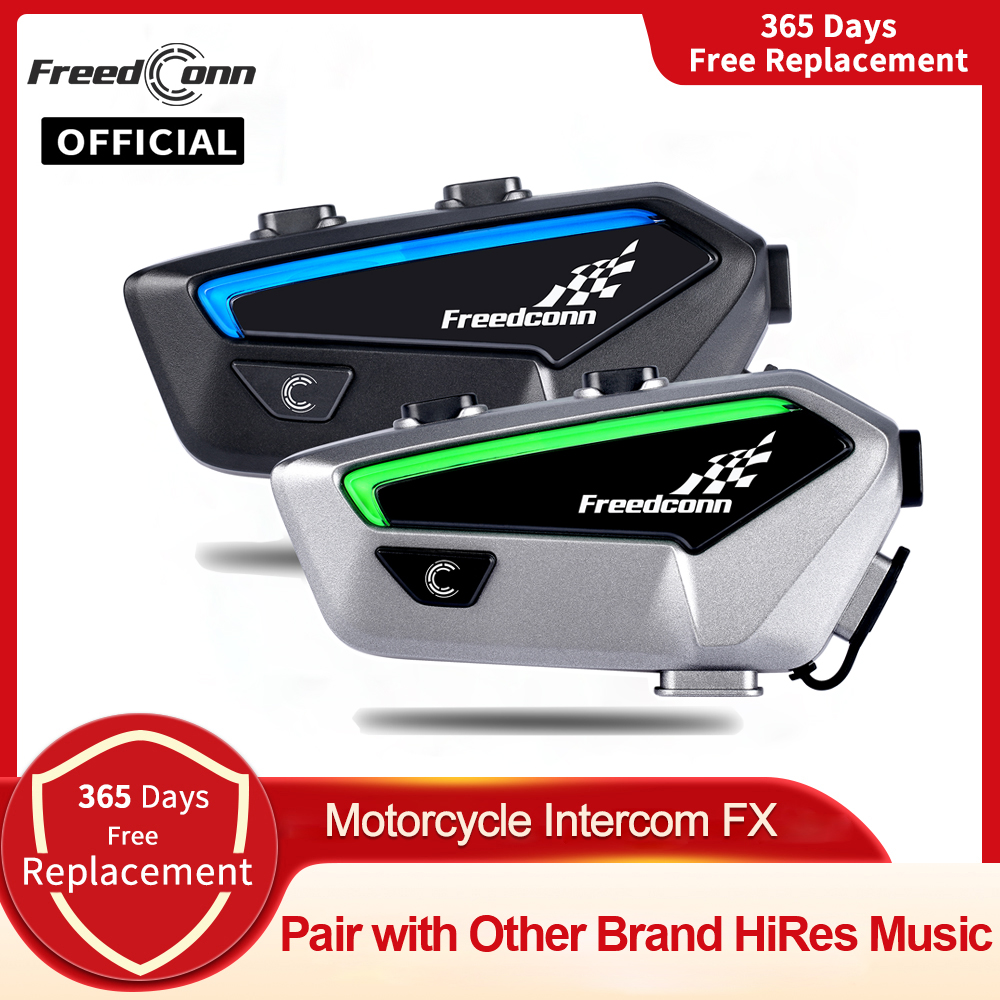 Universal Motorcycle Helmet Intercom Headset - Intercomunicador para motocicleta, auriculares Bluetooth para