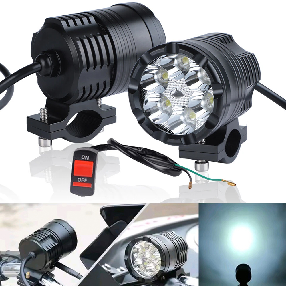 Universal Motorcycle Led Headlight Projector - HYNBYZJ-faro LED para motocicleta de 6